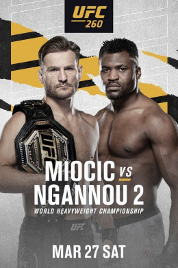 UFC 260 прямая трансляция 28 марта 2021